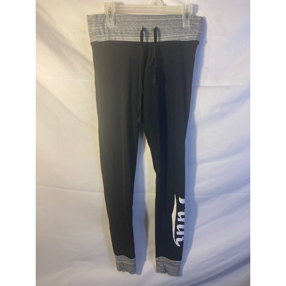 Victoria' Secret Pink Yoga Pants Leggings Black Vintage Women’s Gym XS Comfy